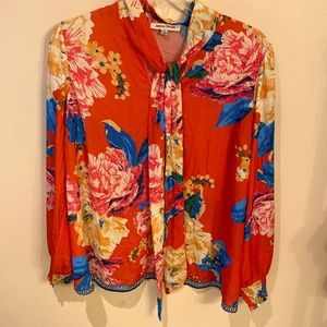 Vibrant, Jealous Tomato Top NWOT
